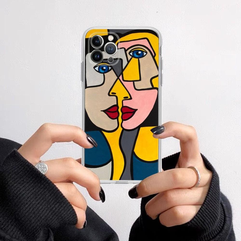 Picasso abstract Art painting Phone Case For iPhone 15 14 11 12 13 Mini Pro XS Max Cover 6 7 8 Plus X XR SE 2020 Funda Shell