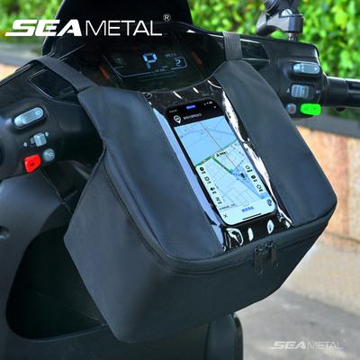 SEAMETAL Borsa da Appendere Universale per Navigazione in Bicicletta Multifunzionale Borsa Anteriore per Storage per Moto/Bicicletta/Veicoli Elettrici/Tricicli