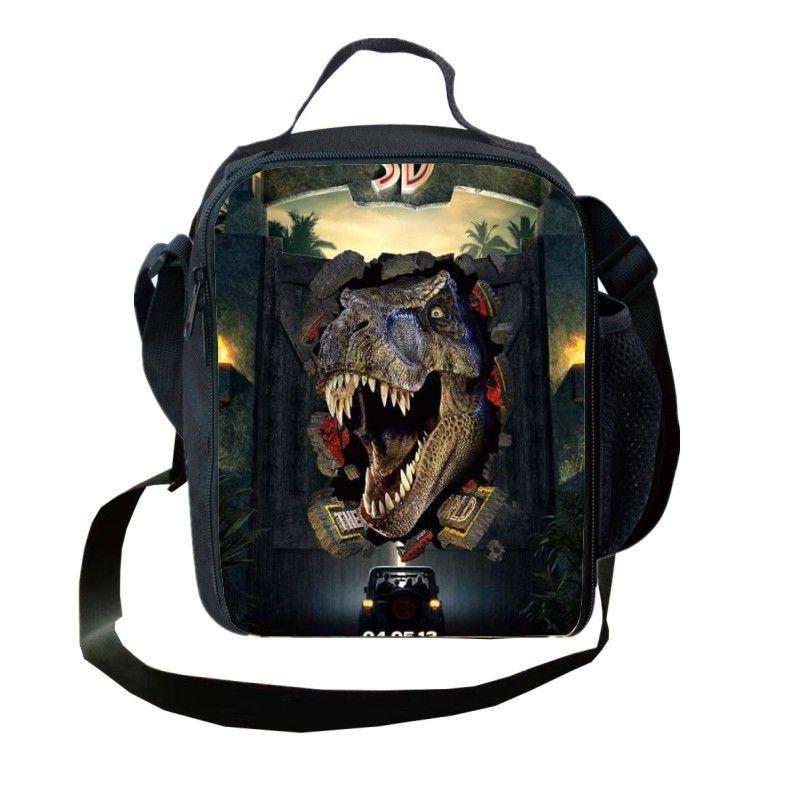 Jurassic Park Dinosaur 3d Lunch Bag For Kids With Tyrannosaurus Rex Print