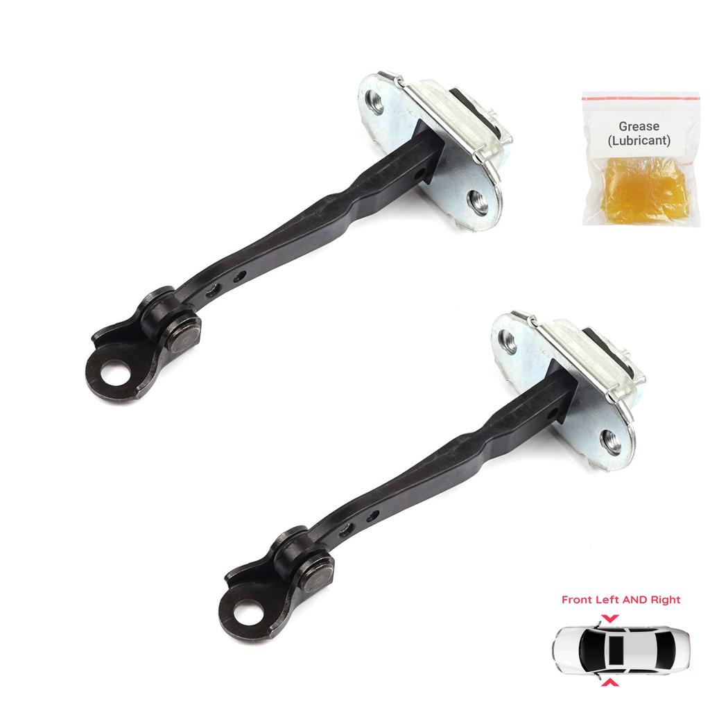 EDP1252-1 2 Pieces Front Left AND Right Door Catch Hinge Brake Stop Check Strap Limiter for Renault Kadjar Nissan Qashqai MK2 J11 804304EA0A