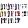 Golf Headcover Set 2 Fairway with Knitted Pendant and 4-Piece (Driver/Wood, Woods, Hybrid/UT) (Black White)