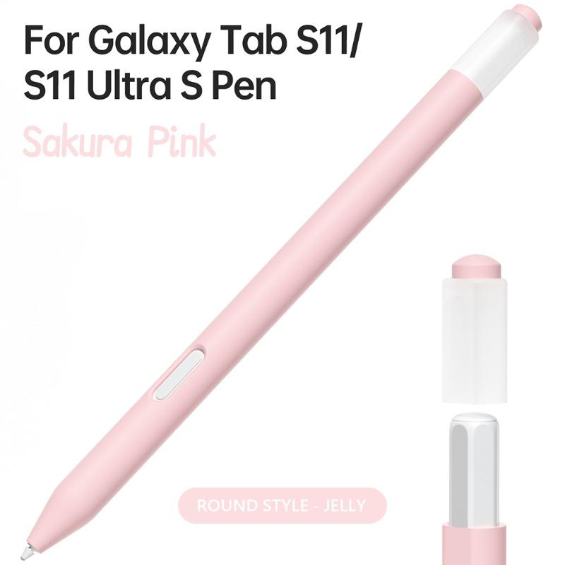 Silicone Pen Case for Samsung Galaxy Tab S11 S11 Ultra Tablet Stylus Protective Cover Soft Shockproof Non-slip Pencil Cases