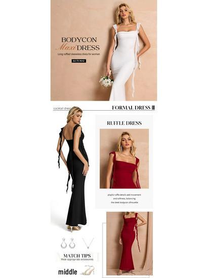 Europäisches & Amerikanisches Rosa U-Ausschnitt Bandagekleid - Sexy Rückenfrei, Figurbetont, Hüftbetonter Stil