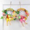 Easter Rabbit Garland Scarecrow Kindergarten Colorful Animals Children Creative Cute Bunny Easter Doll