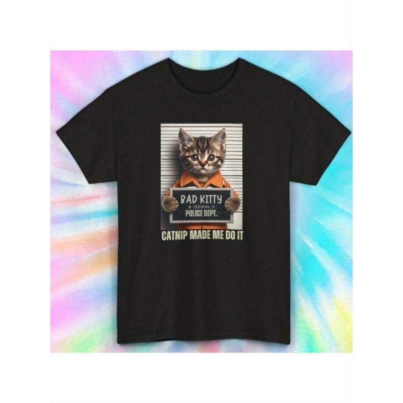 Funny Vampire Cat T Shirt Horror Graphic Tee Scary Halloween Costume Cool Party Outfit Top 2026