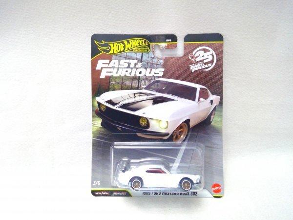 Hot Wheels Premium Fast Furious 1969 FORD MUSTANG BOSS 302