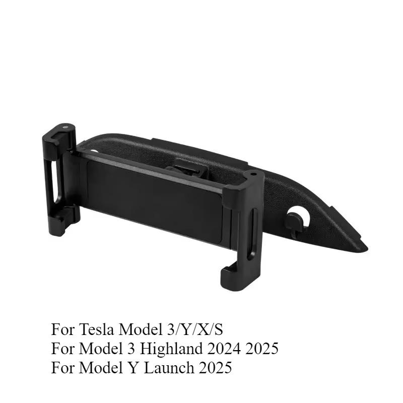 Tablet Phone Headrest Holder for Tesla Model 3/Y/X/S/3+ Highland 2025 360 Degree Rotati Rear Seat Back Bracket Car Accessories