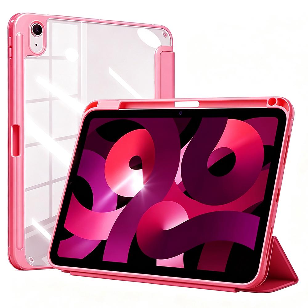Pro iPad A16 10. a 11. generace 10,9" 11" / Magnetický obal na tablet s držákem na tužku, Trojitý skládací kryt s stojánkem, Automatické probuzení/uspání