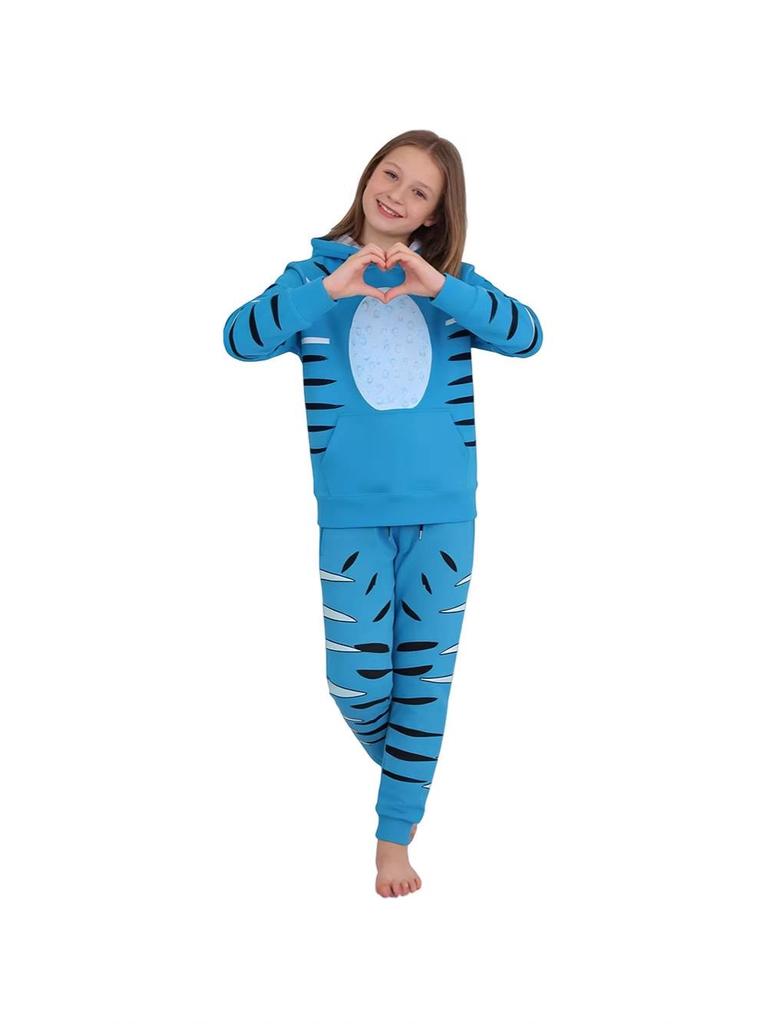 K-POP Witcher Girls Cosplay Tiger Hoodie Set for Halloween