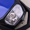 Blue Motorcycle Dirt Bike Front Headlight Headlamp With Fairing H4 12V