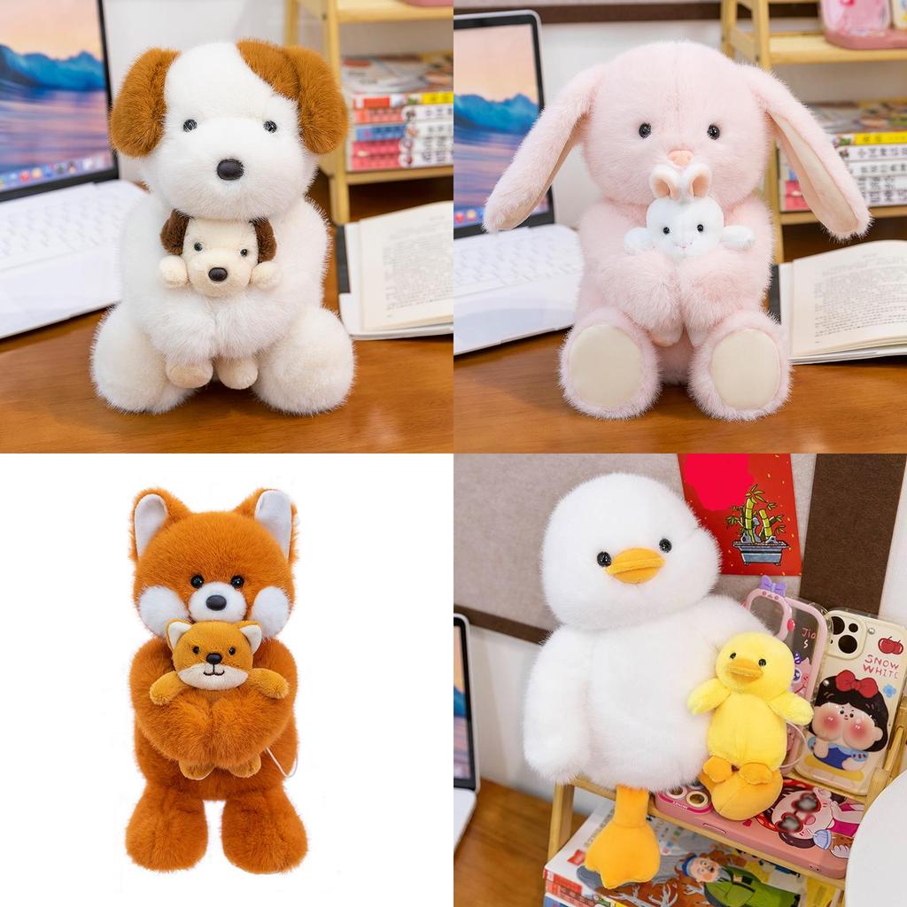Fox Plush Toy For Kids Birthday Gift With Soft Pp Cotton Filling For Cozy Cuddles**