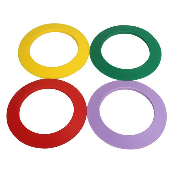 

4 шт. Кольцо для паттинга для гольфа Силиконовое кольцо для лунки для гольфа Практика во всех направлениях