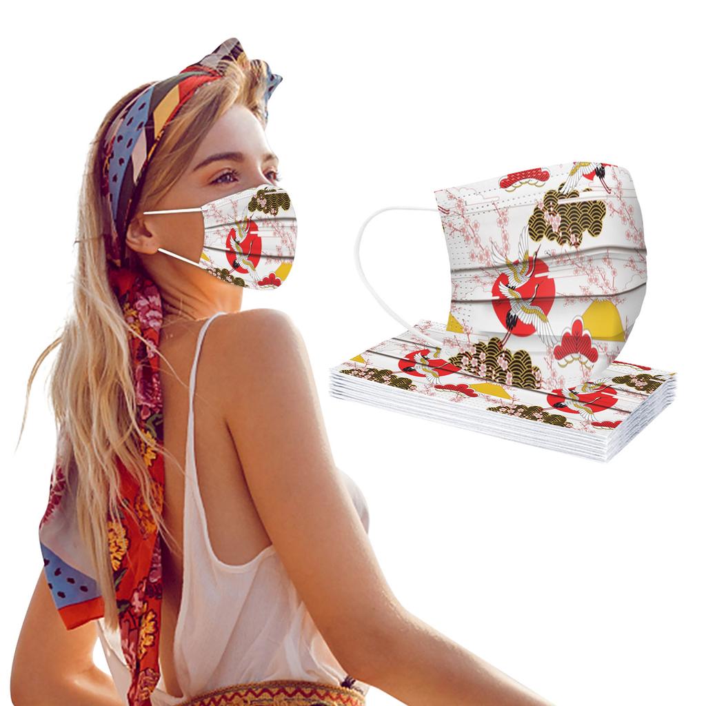 Adult Mask Disposable Face Mask Industrial 3Ply Ear Loop 10/20/30/40/50/100PCS