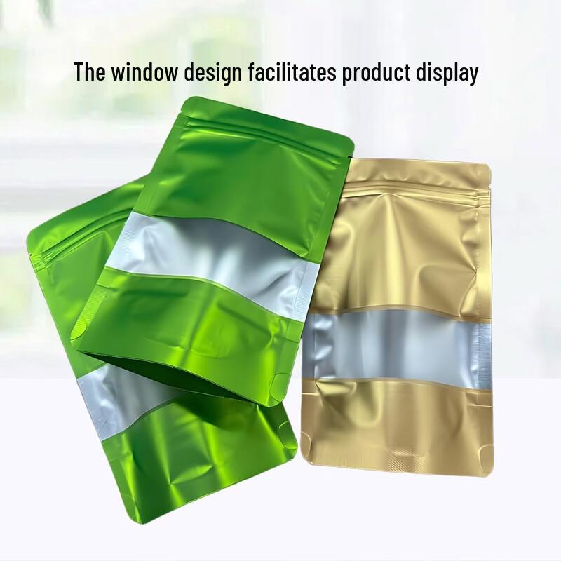 Handun Colorful Window Stand-Up Aluminum Foil Sealing Bags