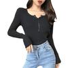 Autumn and Winter V-neck Sweater Women's Thin Knit Sweater Interior Base Shirt and Top