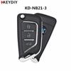 5pcs KEYDIY NB21-3 NB21-4 Car Remote Key 3/4 Buttons KD Car Keys for KD900/KD-X2 Key Programmer NB Series Remote Control Car Key