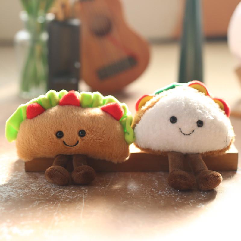 Plush Sandwich Keychain With Soft Short Plush For Kids And Teens