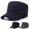 Middle-Aged and Elderly Warm Velvet Hat Autumn Winter Flat Cap Cold-Proof Outdoor Men's Thick Cap