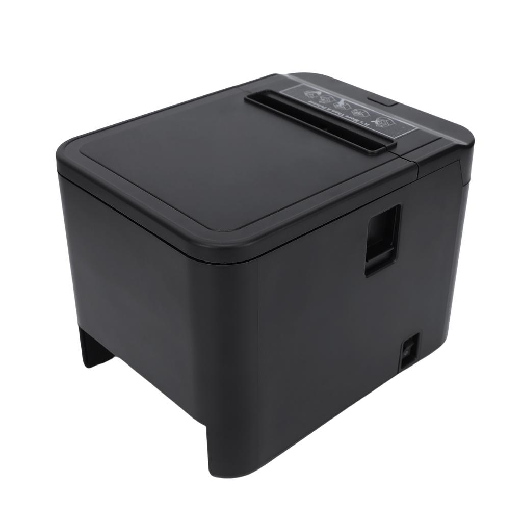 80mm Thermal Receipt Printer Dual Color Printing Desktop POS Printer 72mm Print Width 120mm S Speed USB + LAN Port