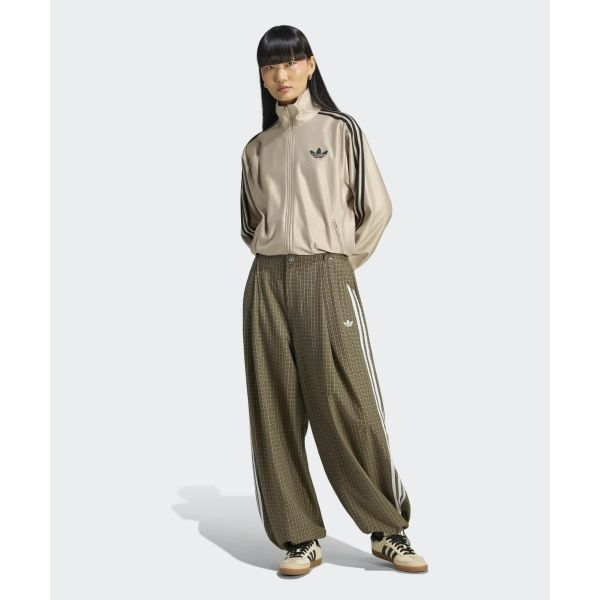 adidas Originals Loose Checks Vintage Striped Casual Sports Pants Women Pants LE8308