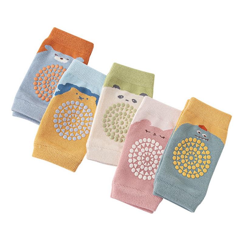Toddler Baby Knitted Anti-slip Crawling Knee Pads Breathable Comfortable Knee Brace Leg Protector