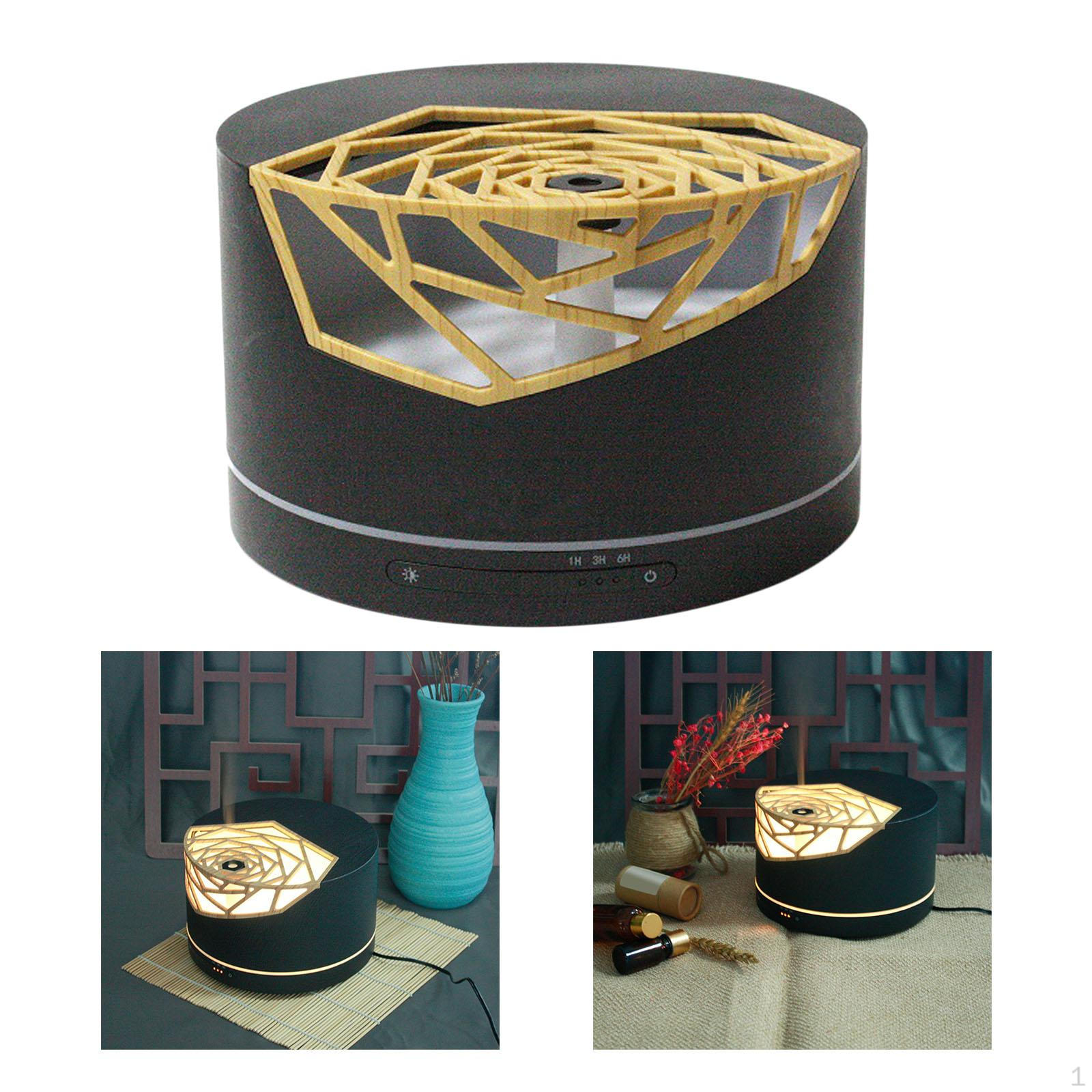 

400 Grain Diffuser USB Humidifier Night light Bedroom Living Dark Wood Grain