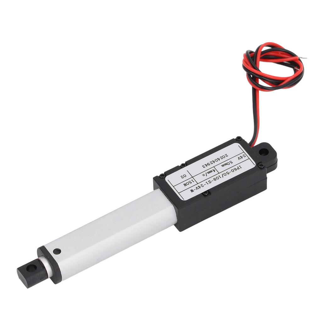 Micro actuator liniar electric Mini actuator telescopic de mișcare mică 150N 50mm cursă DC24V 4mms
