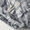 Men's Plus Size Star Print Tie Dye Casual Shorts – Elastic Waist Drawstring Loose Fit Summer Shorts (5XL-11XL)