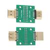 2PCS HDMI Male To Female Test Board MINI Connector with Board PCB 2.54mm Pitch 19/20pin DP HD A Female To Male Adapter Board