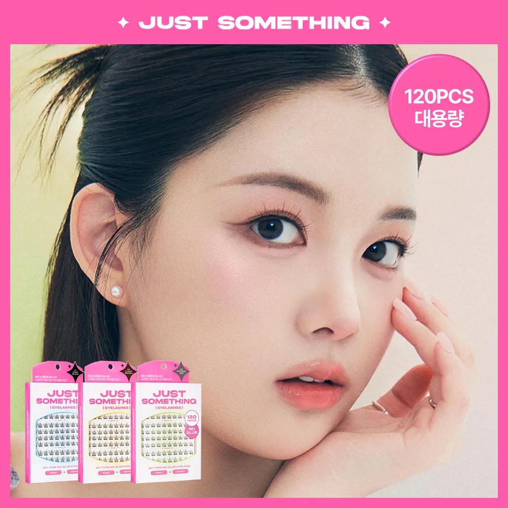 JUST SOMETHING My Type No Glue Eyelash [Bunny] 02 Clear Brown 54pcs