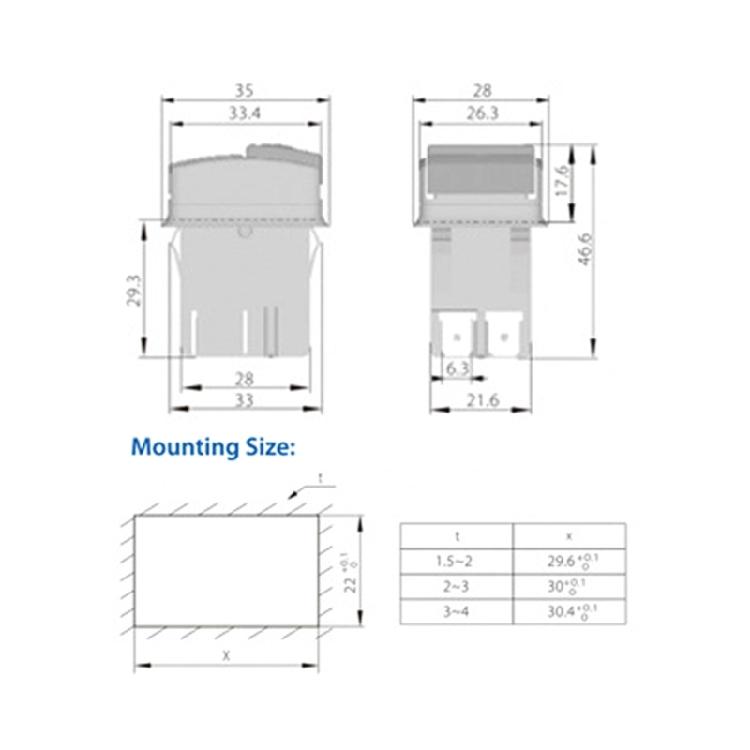 Upgraded HY52 Button Waterproof & Dustproof Switches for 125/250V Equipment