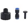 Misting Cooling System DIY 33 FT(10M) Misting Line +12Brass Mist Nozzles For Patio Waterpark Garden Trampoline