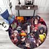 Famous cartoon NARUTO protagonist Uzumaki Naruto round carpet soft home decoration anti-slip door mat outdoor picnic mat carpet M3