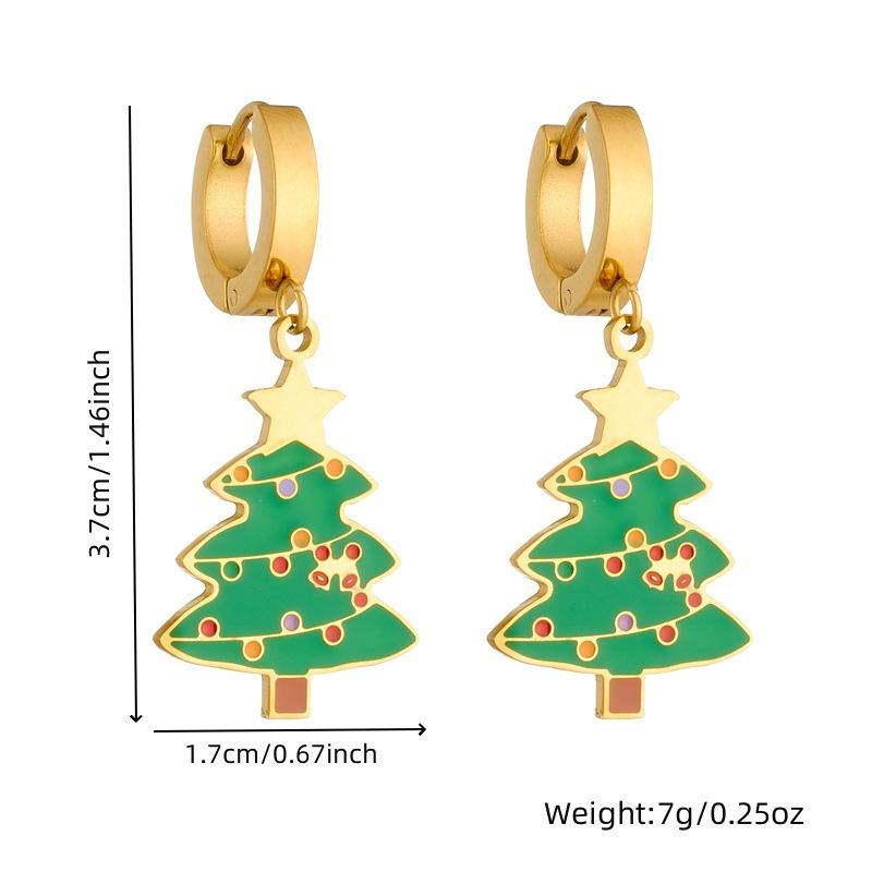 Christmas Charm Bracelet with Santa Tree and Sock Charms