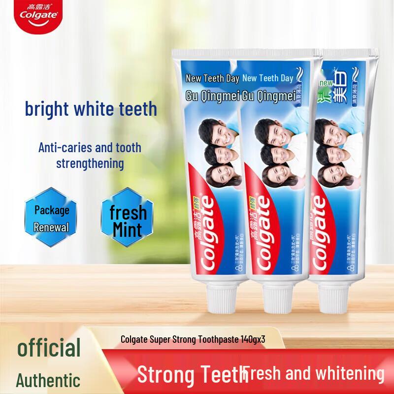 Зубная паста Colgate Strong Teeth & Fresh Breath, 3 шт.