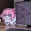 Dorothy Cushion - Pink Haired Dog Design, Funny NIKKE Goddess of Victory Sofa Pillow