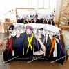 3D Printed Hypnosis Mic Division Rap Battle Bedding Set Boys Girls Twin Queen Size Duvet Cover Pillowcase Bed Kids Adult