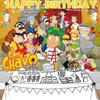 46. El Chavo animato Decorazioni per Feste Sfondo Striscione Vinile Cartone Animato per Bambini 7x5 piedi