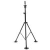 Wig Head Stand Mannequin Tripod Adjustable Hairdressing False Head Mold Stand BracketBlack