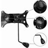 Robustní náhradní mechanismus pro naklápění kancelářské židle do 300 lb, mechanismus ovládání náklonu s montážními otvory 6" x 10,5".