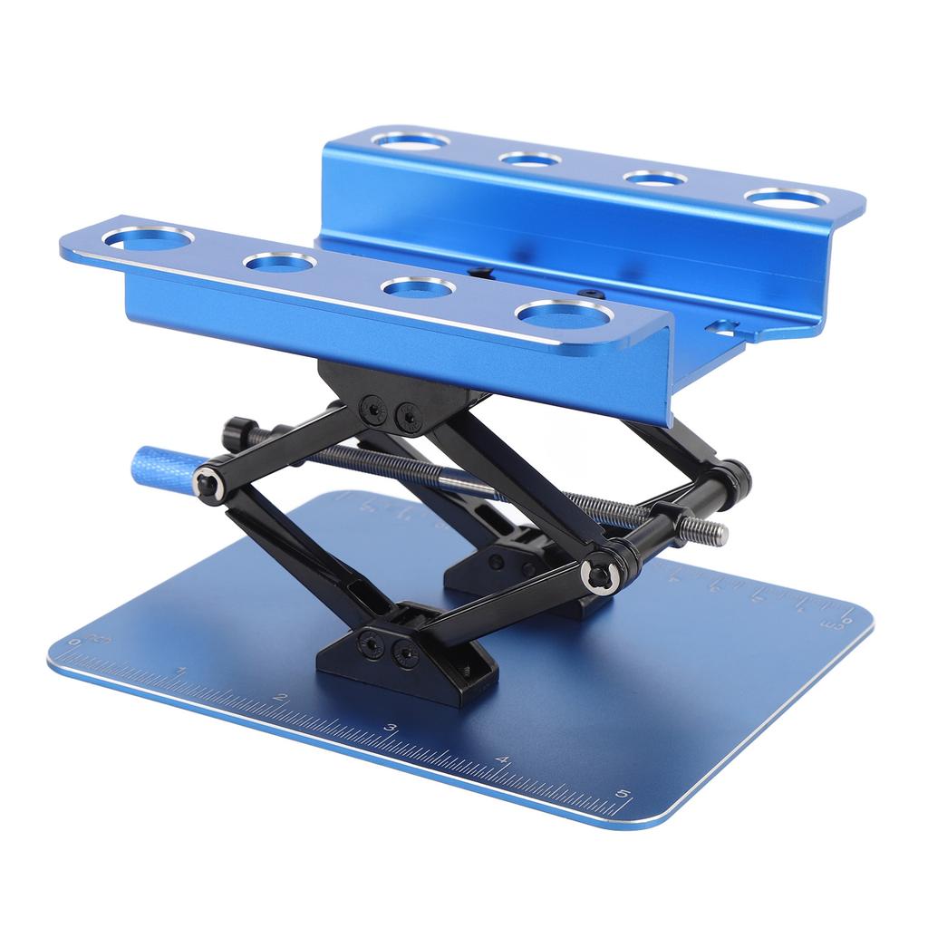RC Car Work Stand Simulation Metal RC Repair Workstation Support Elevating Rotatable for 1:8 and 1:10 RC Car