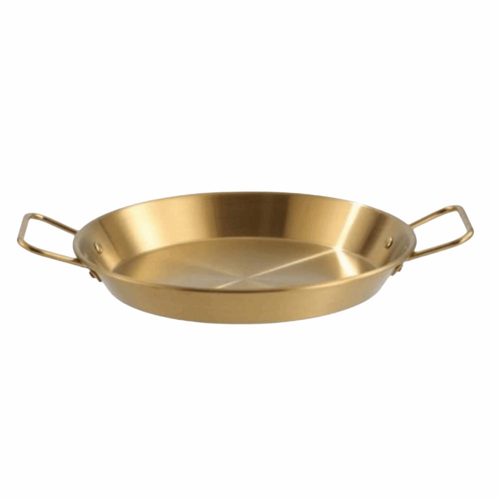 Nonstick Surface Seafood Plate Flat Bottom Snack Plate Heavy Duty Stainless Steel Pan  Home Kitchen