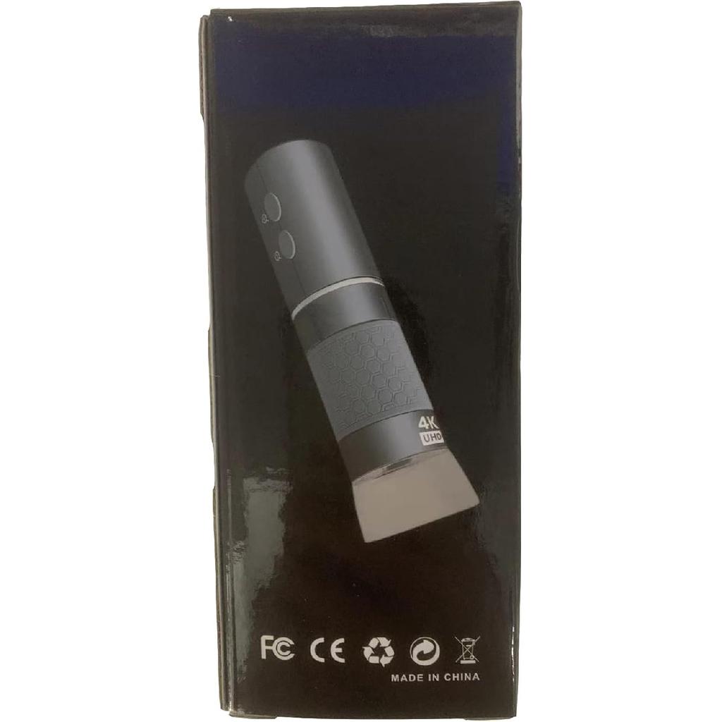 4K WiFi Digital Microscope Camera for iPhone Android Phone and Windows Mac PC, 3840x2160P Portable Wireless Handheld Microscope for Adults and Kids