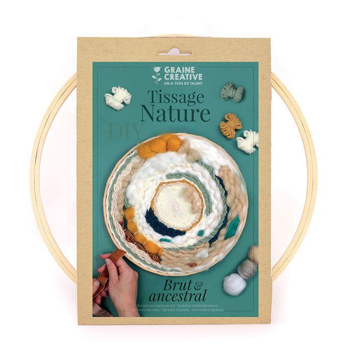 Round Loom Kit - Nature - 30 X 30.5 Cm