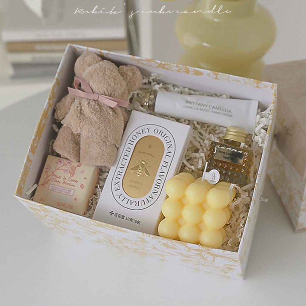 6x6cm Cube Candle Aroma Scented Candles Natural Soy Wax AromatherapyFragrant Birthday Gift