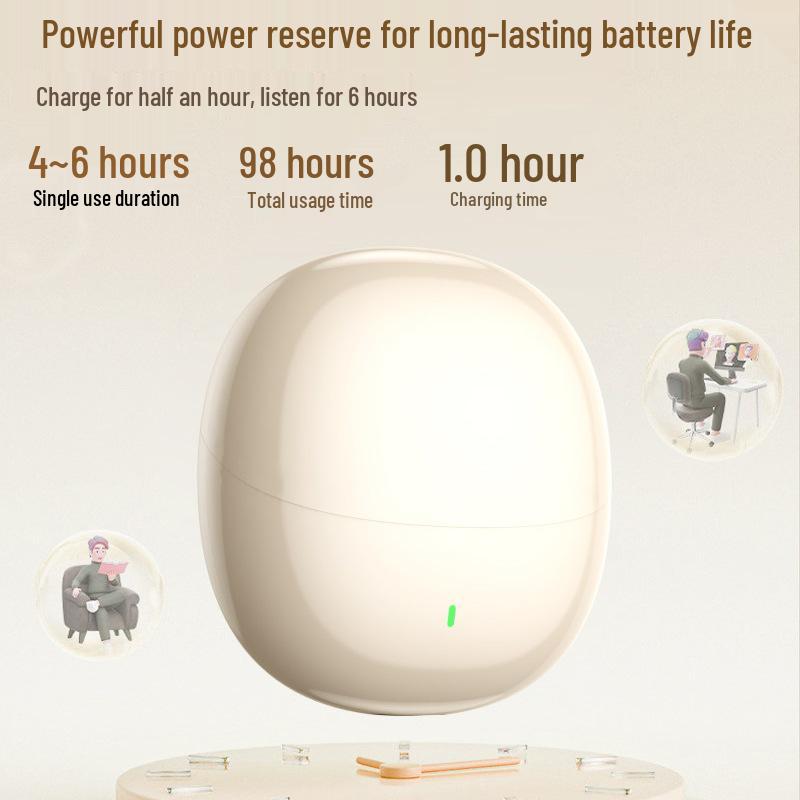 2025 Bluetooth Wireless Noise-Cancelling In-Ear Earphones: High Sound Quality, Extended Battery Life, Ideal for Sports, Running, Gaming, and Music.
