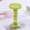 Creative High Footed Glass Candlestick Dining Table Wine Cabinet Decor Candle Stand Centerpiece for Table Wedding Dinning Party