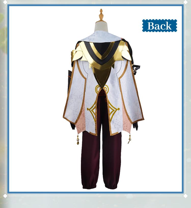 Genshin Impact Aether Cosplay Costume Adult Carnival Uniform Wig Anime Halloween Party Costumes Masquerade Women Game