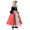 Alice In Wonderland Queen Of Hearts Costume Dress Women Kids Cosplay Party Halloween Fancy