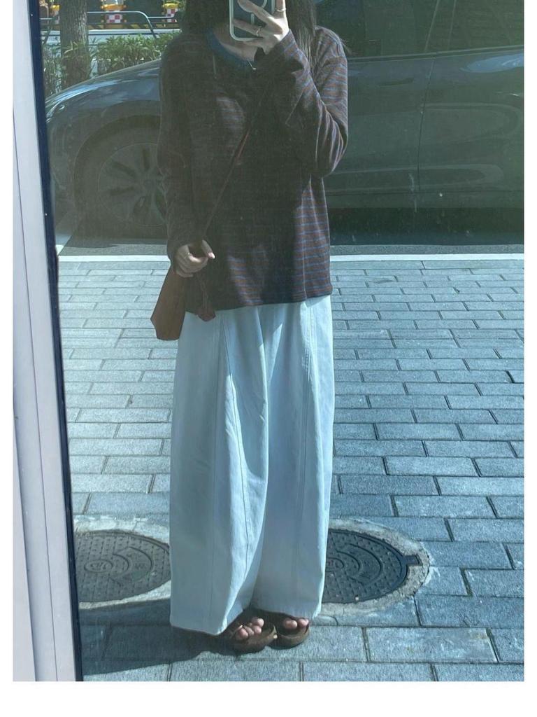Japanese High-Waisted Casual Balloon Pants for Petite Individuals - Autumn Relaxed Style